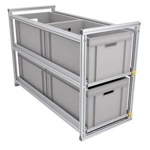 Tylny wyciąg furgon - 1200x400 -✅ 220kg Wyciąg do dużych obciążeń - Tylny garaż Camper - Zdjęcie 1 z 32