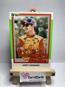 Joey Logano 2022 Panini Donruss #177 verde lima retro 1981 - Imagen 1 de 6