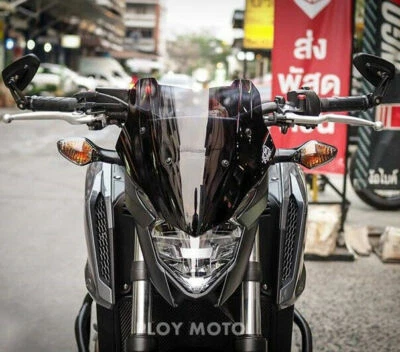 WINDSHIELD WINDSCREEN FIT FOR HONDA CB500F METER VISOR FAIRINGS  2014 - 18 V2 - Image 1 of 4