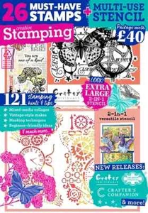 Creative Stamping Magazine Issue 144 Must Have Stamps & Multi-use Stencil - Picture 1 of 4