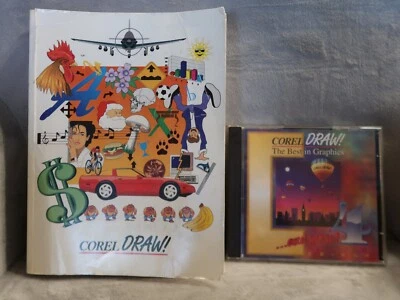 Vintage 1990s Corel Draw 4 Graphics CD-ROM for Windows & Graphics Book - Image 1 of 4