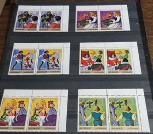 AJMAN- groups of stamps/topics-many imperfs - Picture 1 of 3