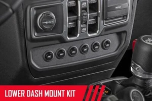 Rough Country MLC-6 Light Controller Lwr Dash Mount for Wrangler JL Gladiator JT - Picture 1 of 5