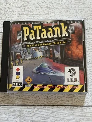 PaTaank Panasonic 3DO Vtg 1995 Tested w/ manual The first 3D Pinball Thrill Ride - Image 1 of 4