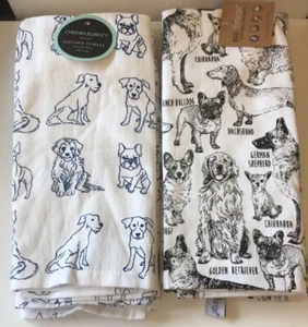 French Bulldog Kitchen Towels 2 Different Patterns You Pick Your Pattern - Picture 1 of 7