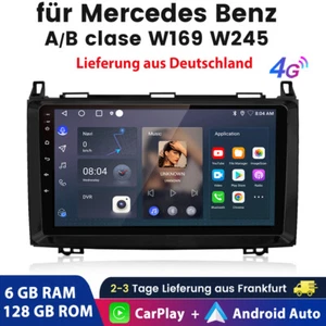 Radio de coche DAB+ 6+128G Android 14 para Mercedes W169 W639 Vito Viano W906 Sprinter - Imagen 1 de 18
