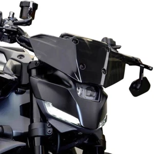 Black Windscreen Windshield Fly Shield w/ Bracket For YAMAHA MT-09 SP 2024 2025 - Picture 1 of 10