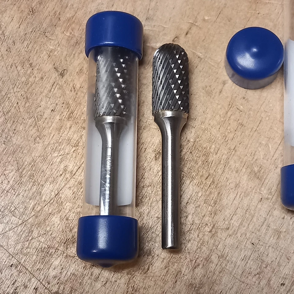 2 W-Kronen Ø12 Hartmetallfrässtift HM-Rotorfräser Kugelzylinderform WRC - Bild 1 von 1