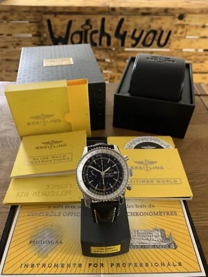 Breitling Navitimer World A24322 2008 Black Volles Set - Bild 1 von 4