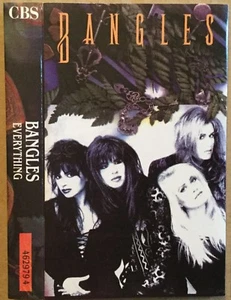 BANGLES Everything ORIGINAL1986 UK cassette CBS red paper labels PLAY TESTED Ex! - Picture 1 of 7