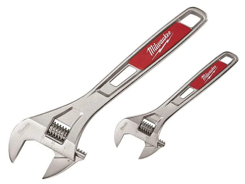 Milwaukee 48-22-7400 Adjustable Wrench Pack - Silver