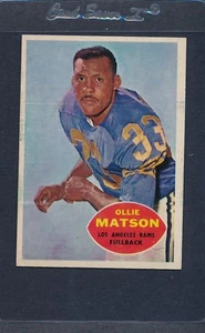 1960 Topps #063 Ollie Matson Rams EX *258 - Foto 1 di 1