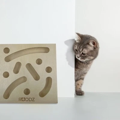 ROODZ "Labyrinth" Interaktives Spielzeug für Katzen / Fördert den Jagdtrieb