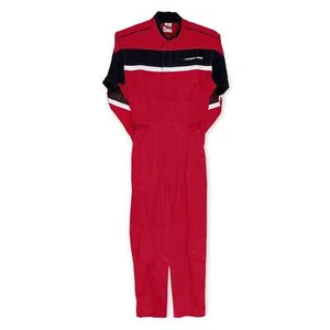 New JDM Japan Ralliart Mitsubishi Motors Pit Crew Mechanic Coverall Tsunagi Red - Picture 1 of 12