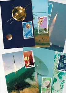 PR China 6 Maximum Cards 1986 T108 Sc 2020-25 Space Flight Rocket Satellite VF A - Bild 1 von 5
