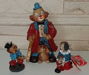 3 tlg GILDE CLOWN Clown's Comedy Collection Musikanten Vagabunden Blumenstrauß - Bild 1 von 2