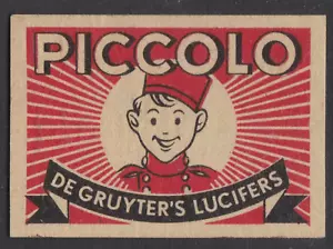Safety Matches Matchbox Label - Piccolo - Picture 1 of 1