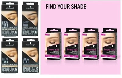 Schwarzkopf Brow Tint, Professional Formula Eyebrow Dye,Brow Tinting All Colours - Image 1 of 4