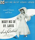 Meet Me In St. Louis Sheet Music Judy Garland Kerry Mills Andrew Sterling 1944