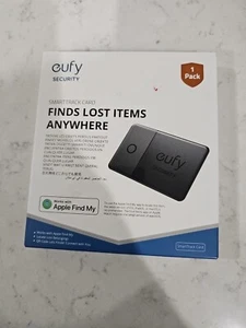 Smart Security Track Card Works with Apple Find My Wallet Tracker Eufy. - Picture 1 of 3
