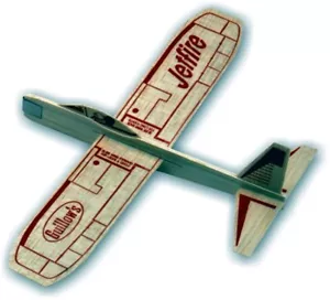 Aliante a getto in legno Guillow's Balsa bambini bambini giocattolo aereo - Foto 1 di 1