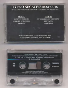 Type O Negative - (1996) Rust Cuts Promo Cassette (NEW) - Picture 1 of 3