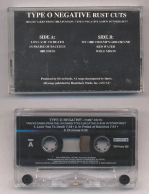 Type O Negative - (1996) Rust Cuts Promo Cassette (NEW) - Image 1 of 3