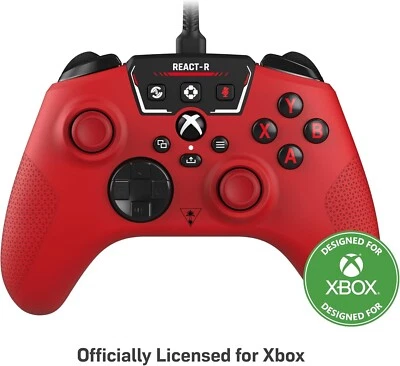 Turtle Beach REACT-R(red) Wired Game Controller - Officially Licensed - Image 1 of 4