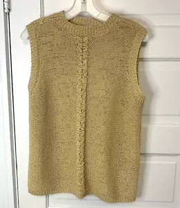 Coco & Co Damen Pullover Gold ärmellos Gr. XL Coastal Chic - Bild 1 von 6