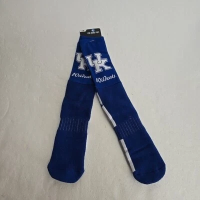 Kentucky Wildcats Bottom Blue & White Deuce Crew Socks - Image 1 of 4