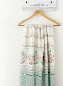 441. Spring Flowers LINEN Cotton - Cotton Fabric, Price per 1/2 metre - Picture 1 of 6