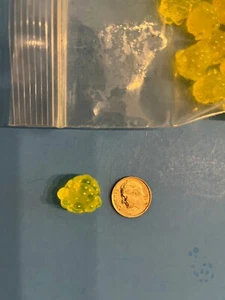 100-Atlas Mikes Sac Attack Kunststoffimitat Angeln Ei Köder Chartreuse - Bild 1 von 2