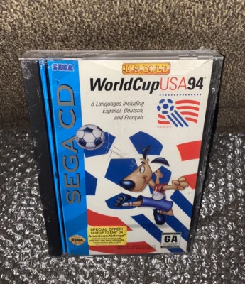World Cup USA '94 BRAND NEW SEALED! VERY RARE Sega CD U.S. Gold (1994) Read Desc - Image 1 of 4