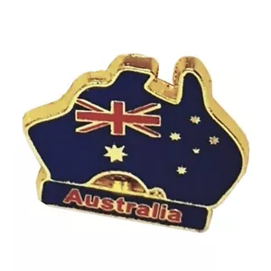 Australia Hat Pin Stick Badge Lapel Australian Flag Map Souvenir NEW - Picture 1 of 4