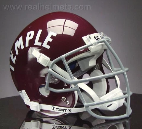 TEMPLE OWLS NCAA Schutt XP Full Size REPLICA Gameday Football Helmet Cover