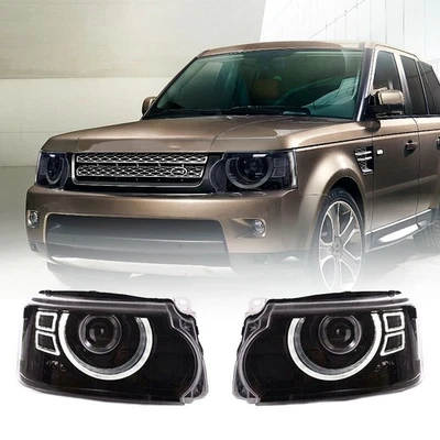 Conjunto de farol para Land Rover Range Rover Sport 2010 2011 2012 - Imagem 1 de 4