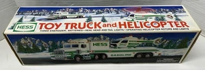 Camion ed elicottero giocattolo Hess vintage 1995 luci reali funzionanti chopper rotori funzionanti - Foto 1 di 8