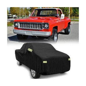 Truck Car Covers 210T Black For Toyota Tundra SR5/Limited Crew Cab Pickup -US - Picture 1 of 15