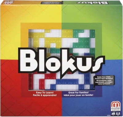 Mattel Games Blokus, Family Board Game for Kids and Adults Blokus Original  - Image 1 of 4