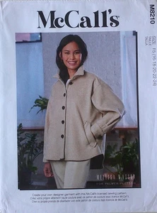 McCalls 8210 Misses Jacke Schnittmuster Gr. 16-24 - Bild 1 von 1