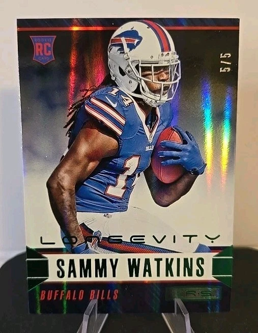 2014 Panini Rookies & Stars - Sammy Watkins #180 Longevity Parallel Foil #/5 - Image 1 of 2