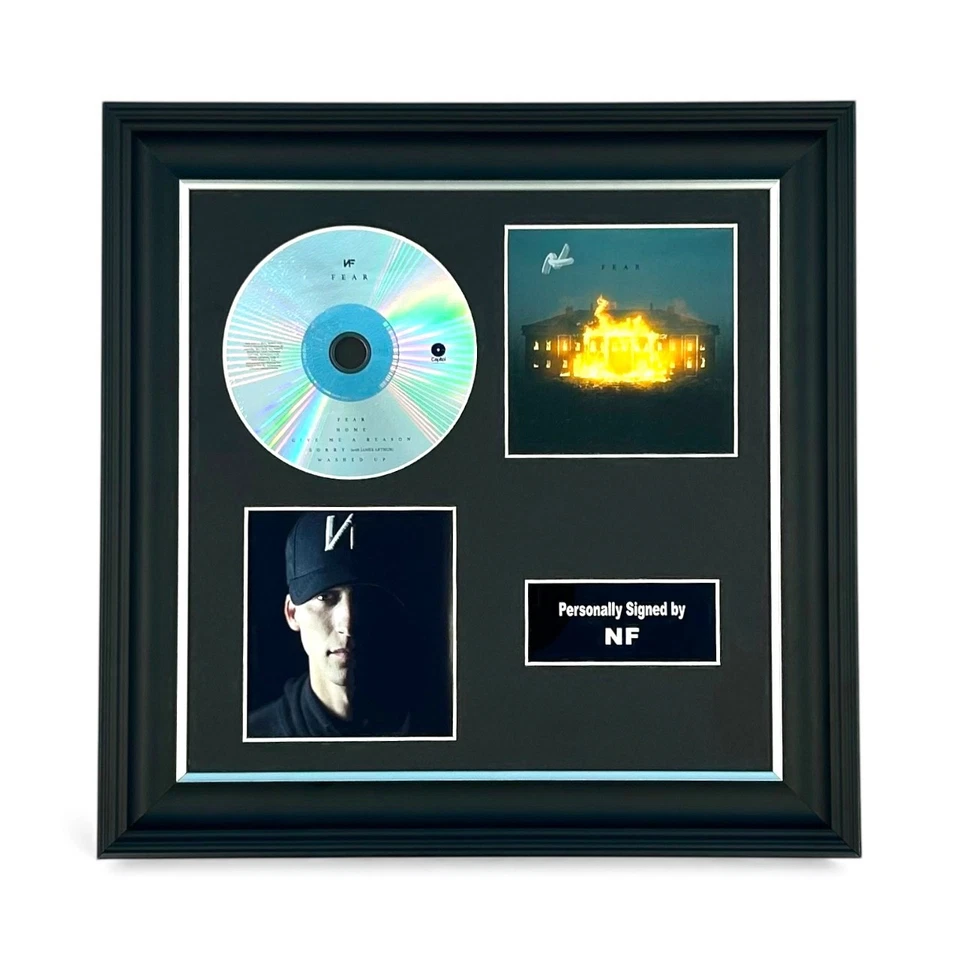 NF SIGNED "Fear" Luxury CD Photo Display & COA Autographed Music Memorabilia - Image 1 of 4