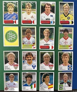 16x Alte Panini Fussball Bundesliga Sticker Deutschland 80er Original Ungeklebt - Bild 1 von 2