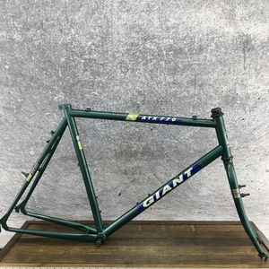 Vintage Giant ATX 770 Frame 23in Mountain Bike Cafe Green Steel 26in 135mm - Picture 1 of 21
