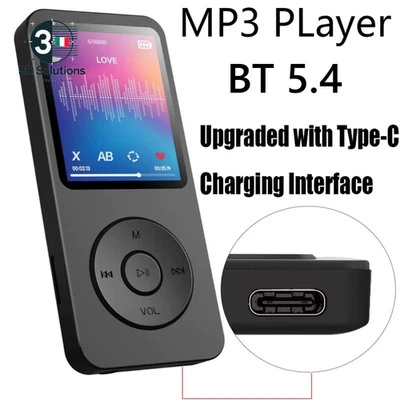 Lettore MP3 Bluetooth 5.4 Con Radio FM, Registratore E E-Book – 1,8" - Immagine 1 di 4