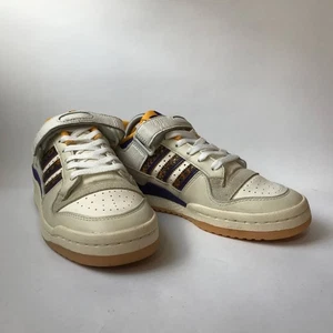 Adidas Originals Men's White Gold FORUM 84 LOW SHOES US Size 8 GW2007 - Picture 1 of 12