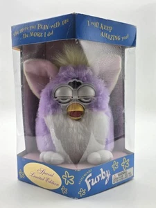 1998 Furby Purple White Special Limited Edition NEW & Sealed BLUE EYES 70-884 - Picture 1 of 3