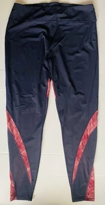 Intimo Womens Leggings Full Length Size L Blue - Picture 1 of 5