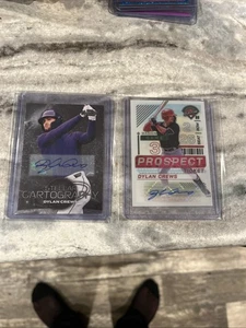 Dylan Crews Rc Autogrammkarten X2 Panani Prospekt und Skybox Metall (Nationals) - Bild 1 von 5