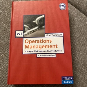 Operations Management: Konzepte, Methoden und Anwendunge... | Buch | Zustand gut - Bild 1 von 2